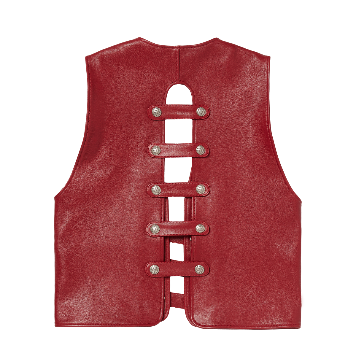 Goat Skin Leather Vest