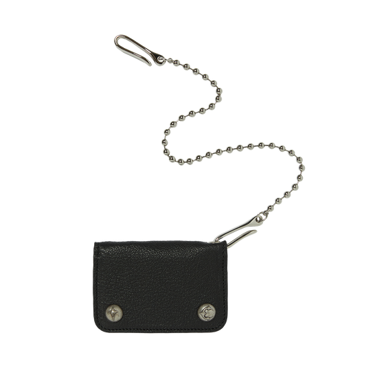 TC BALL CHAIN LEATHER CARD CASE