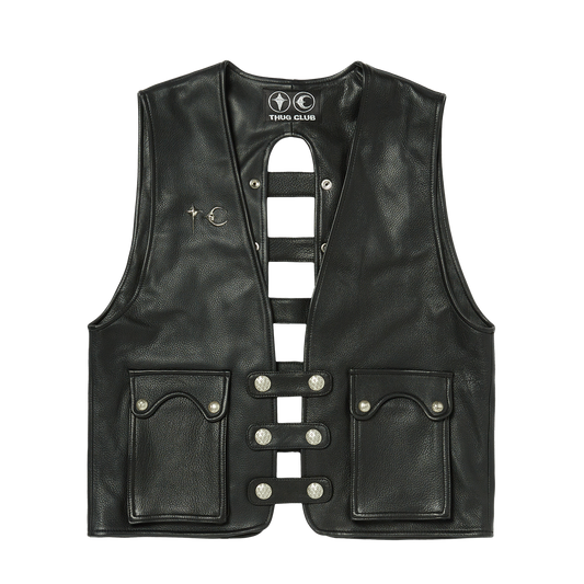 Goat Skin Leather Vest