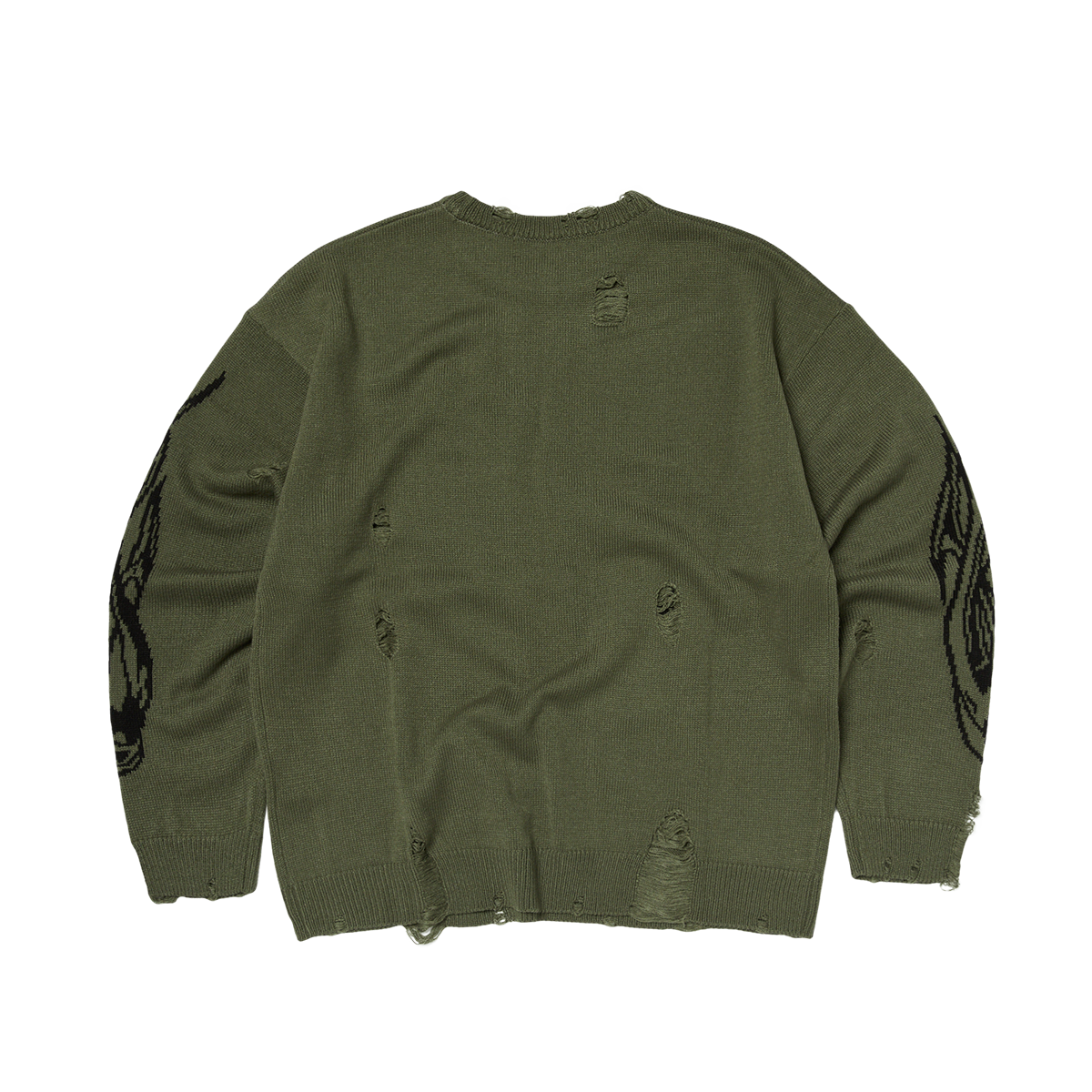 TC CHROME SKULL KNIT SWEATER