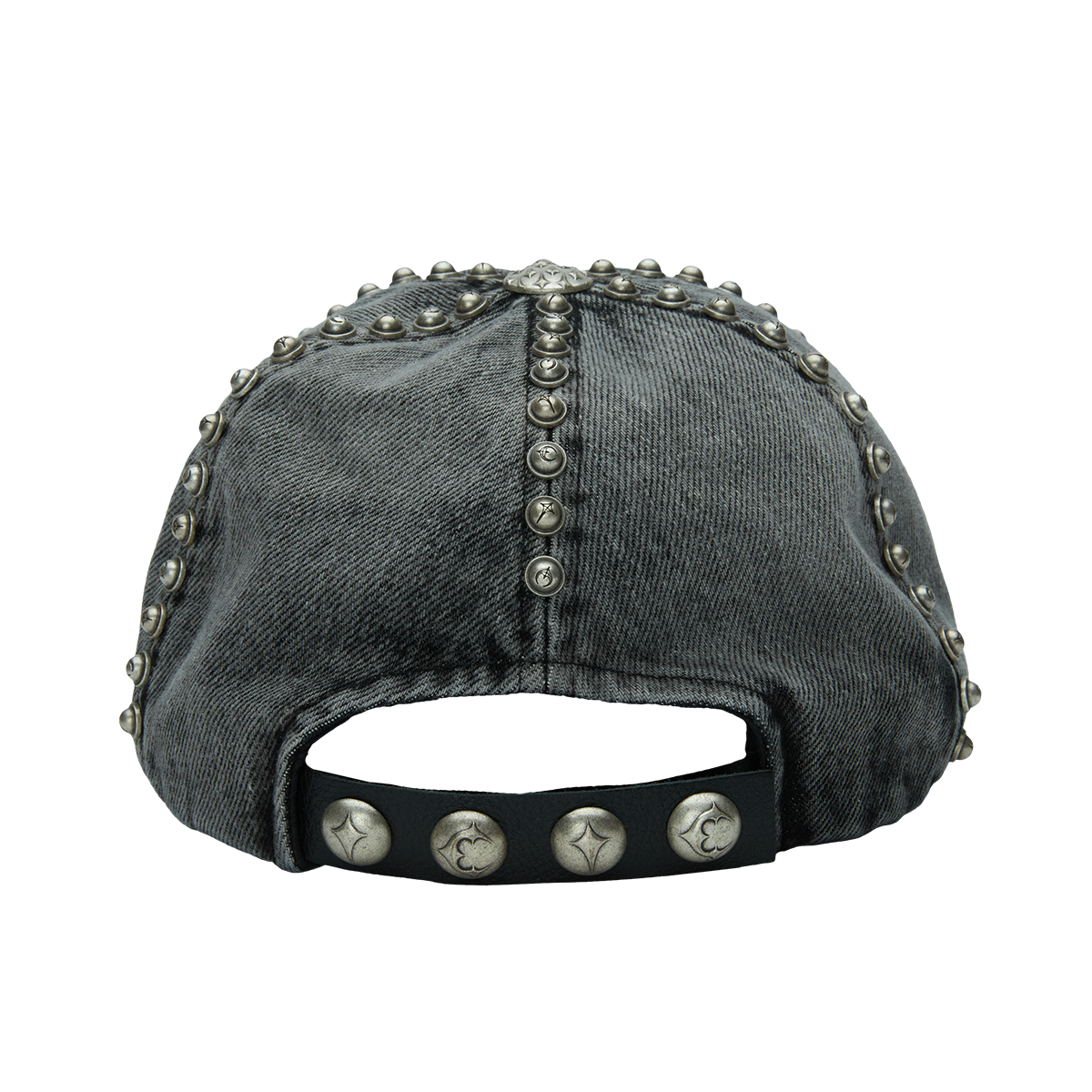 Studded Denim cap