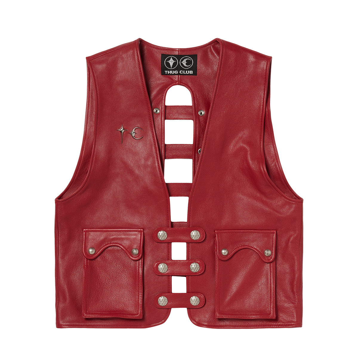 Goat Skin Leather Vest
