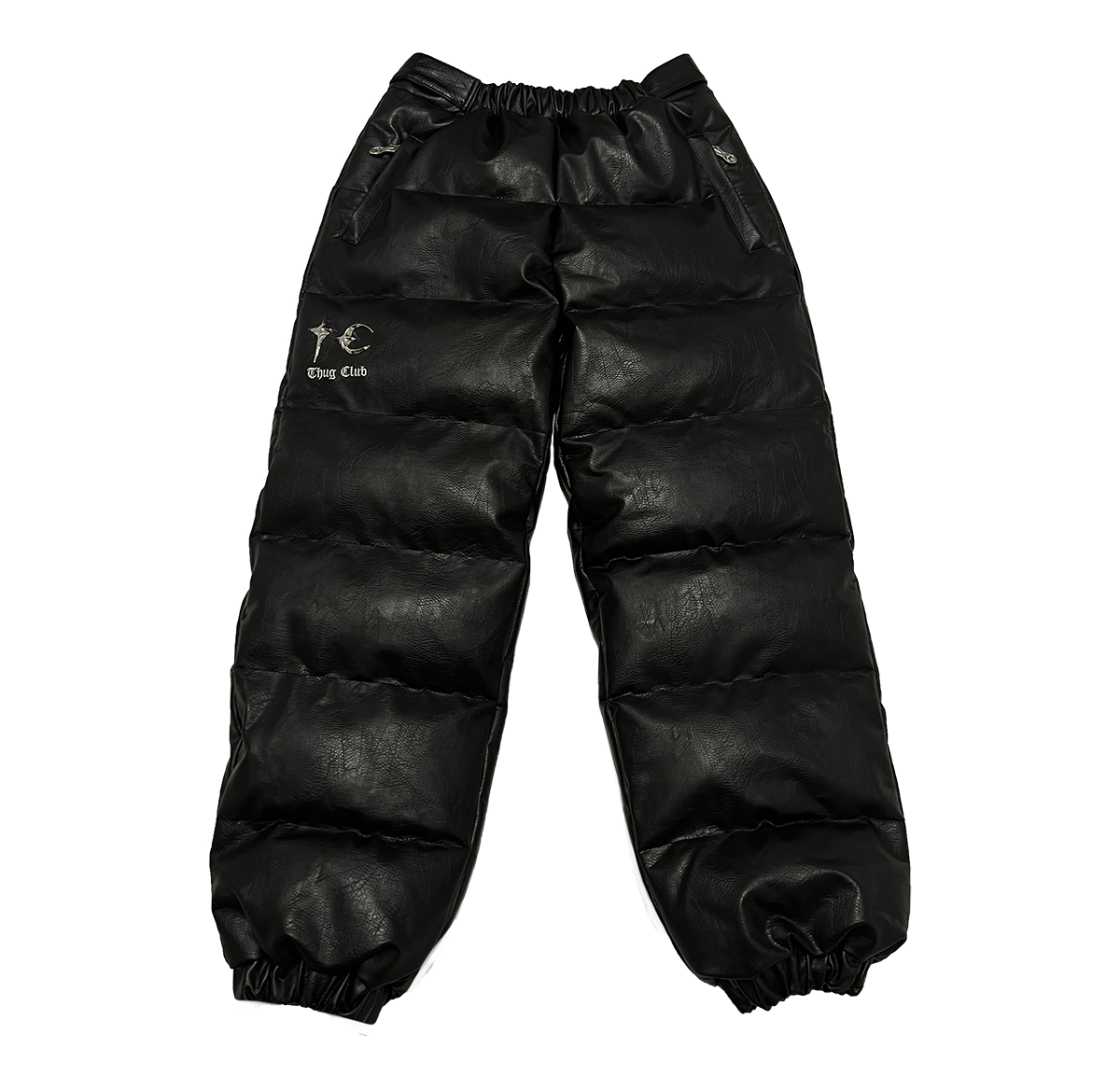 TC leather Puffer Pants