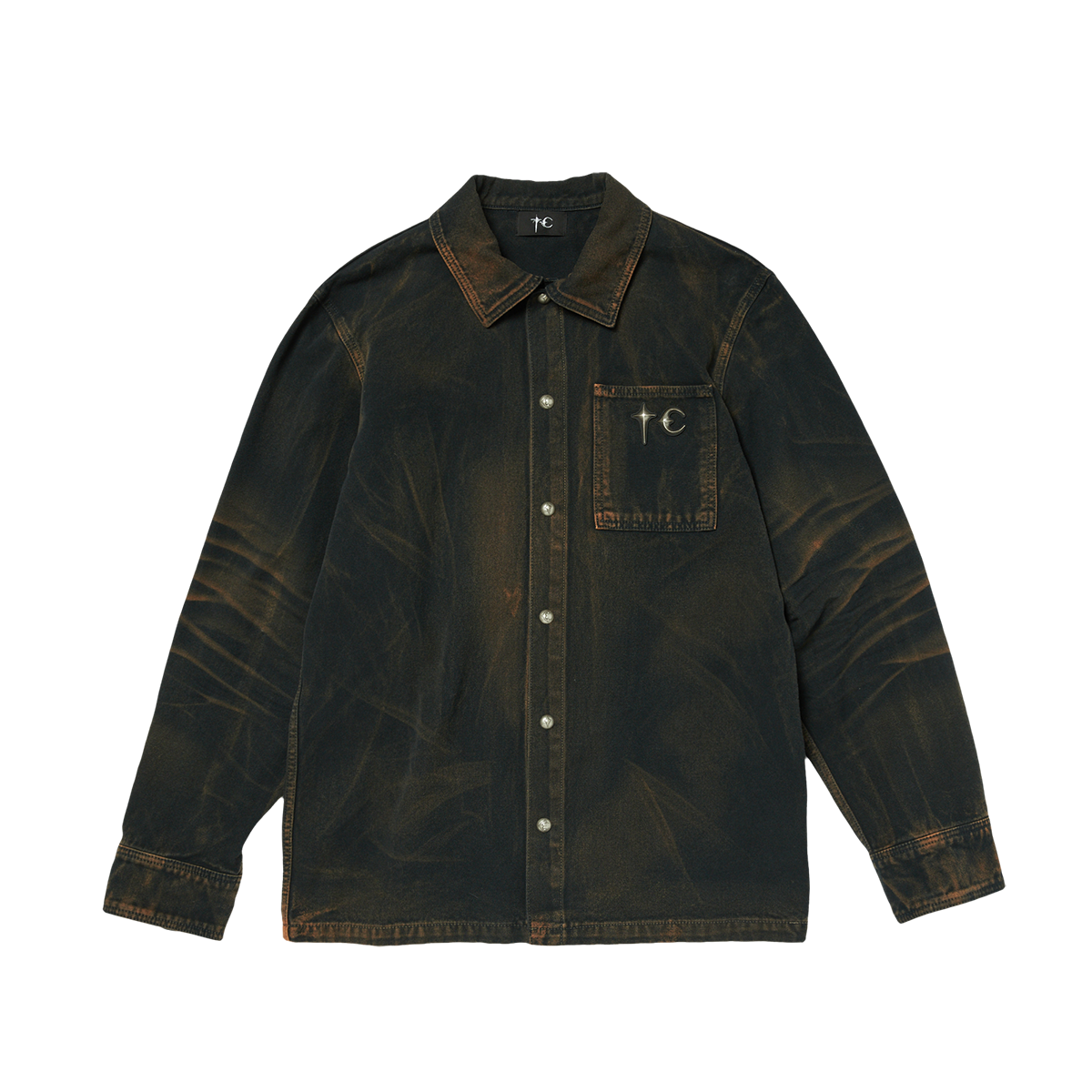 TC TWO TONE WASHED SHIRT