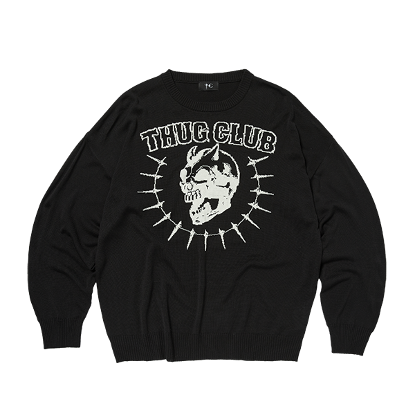 TC RIDING SKULL KNIT SWEATER – thug club