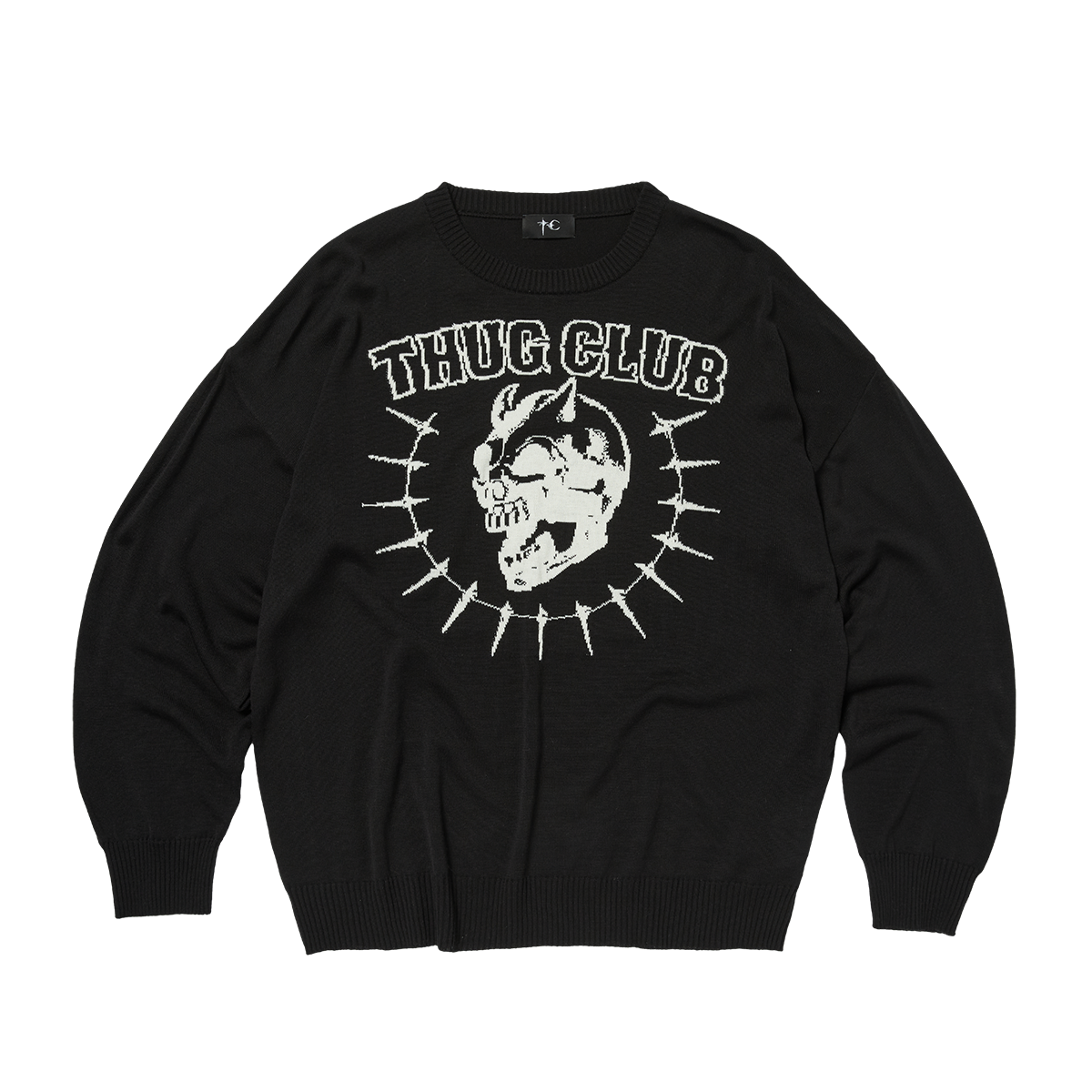 TC RIDING SKULL KNIT SWEATER – thug club