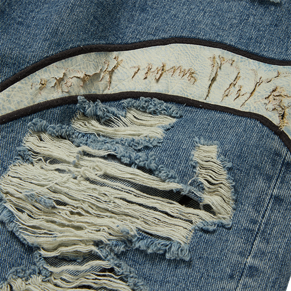 TC Leather Washing Denim Pants War Ver – thug club TC Leather Washing Denim Pants War Ver – thug club