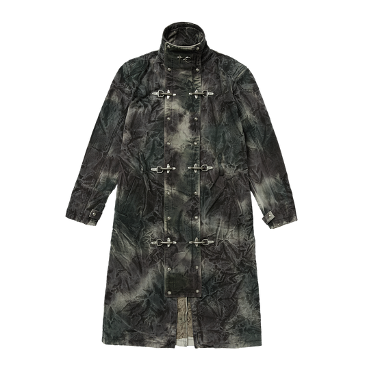 Bio Soldier Denim Trench Coat