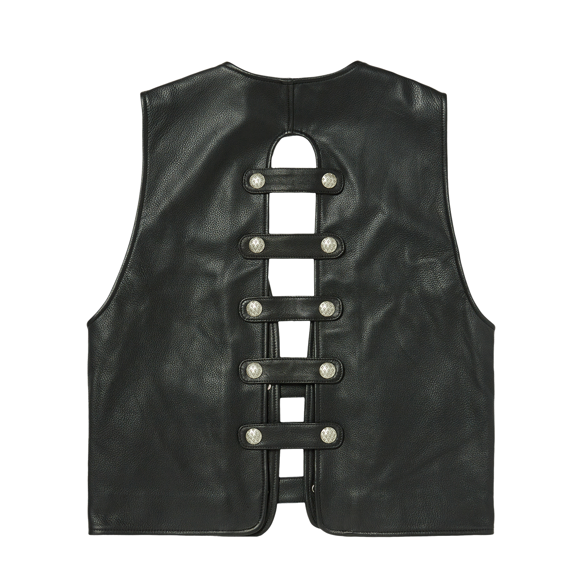 Goat Skin Leather Vest
