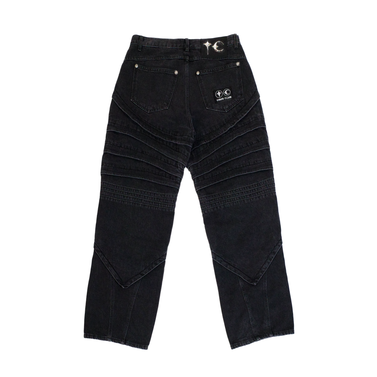 Full Stud Knight Denim Pants