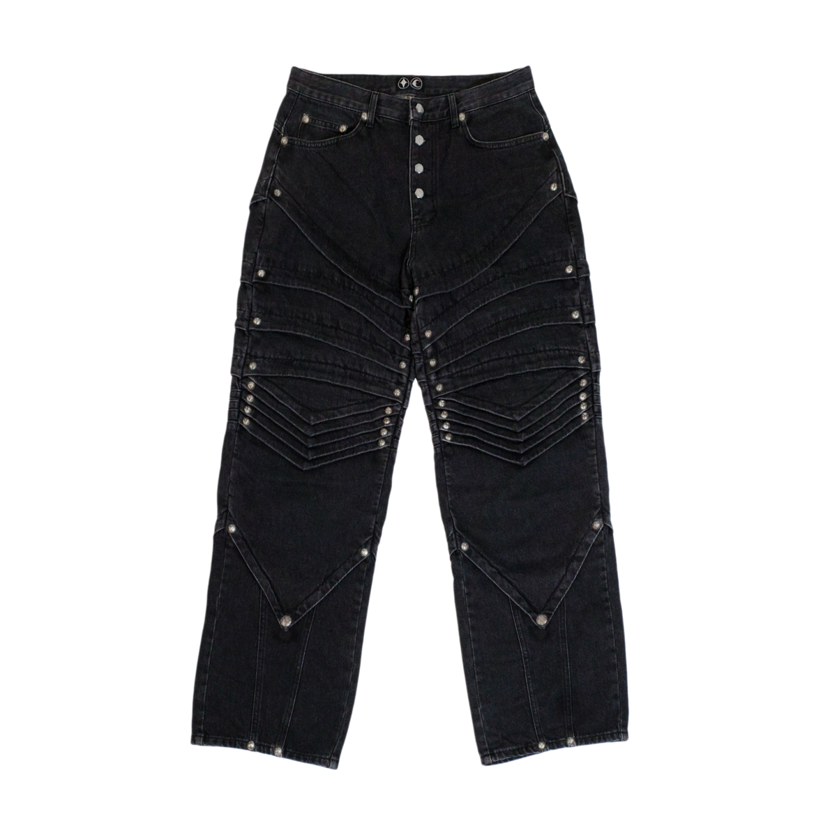 Full Stud Knight Denim Pants