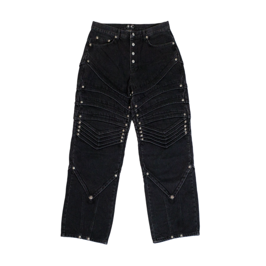 Full Stud Knight Denim Pants