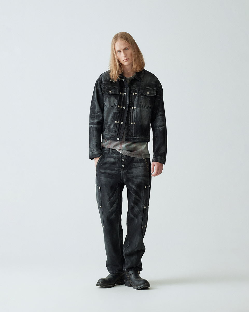 Leave a Trace Denim Jacket – thug club Leave a Trace Denim Jacket – thug club