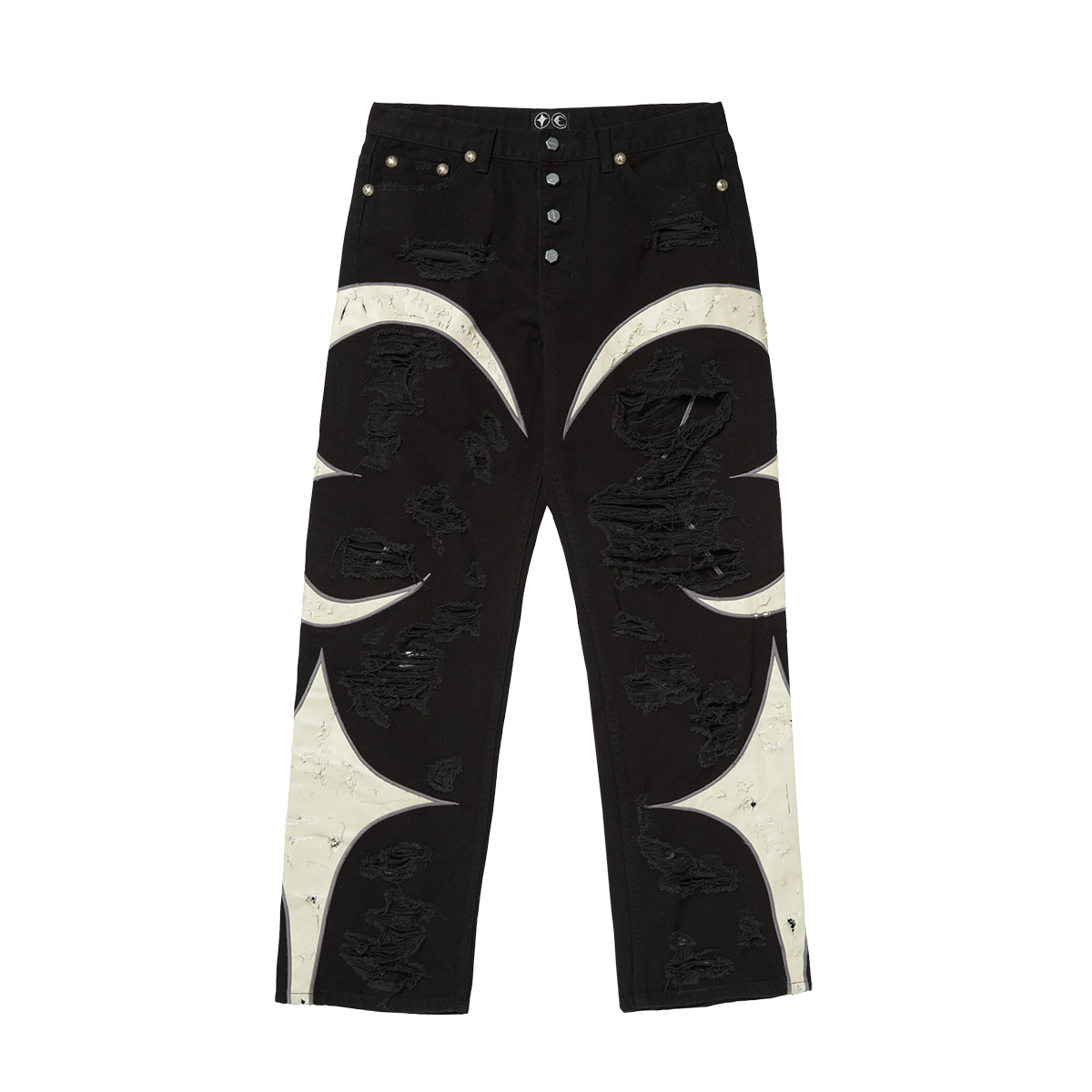 TC Leather Washing Denim Pants War Ver – thug club TC Leather Washing Denim Pants War Ver – thug club