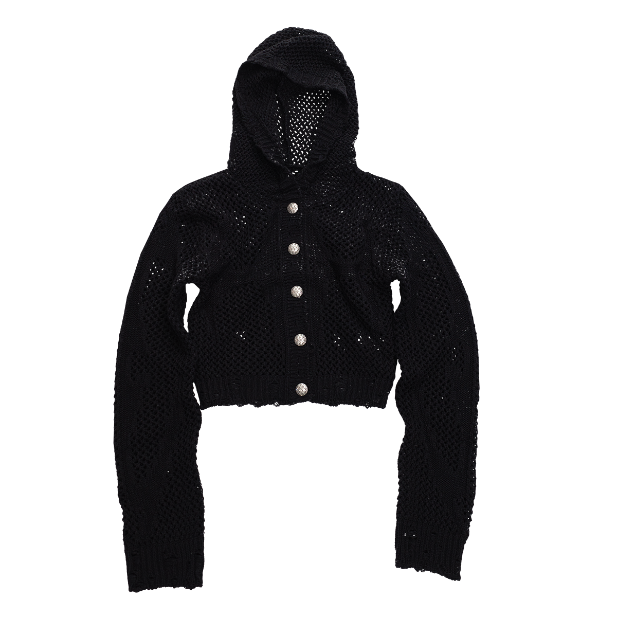 Tribal Net Hoodie knits