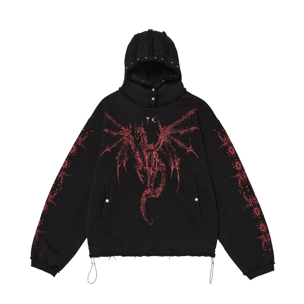 thug club ドラゴンパーカー Dragon Stud hoodie – thug club thug club ドラゴンパーカー Dragon Stud hoodie – thug club